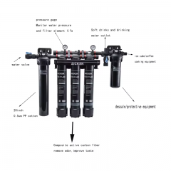 New Filter Replacement 5 Stage Water Purifier System Commercial Drinking Water Filtering Machine Water